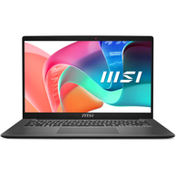 MSI Laptop Modern 14 F1MG-867NL / Intel Core 7 150U, 14", 1920 x 1080, 16 GB, 512 GB SSD, Windows 11 Home, crna